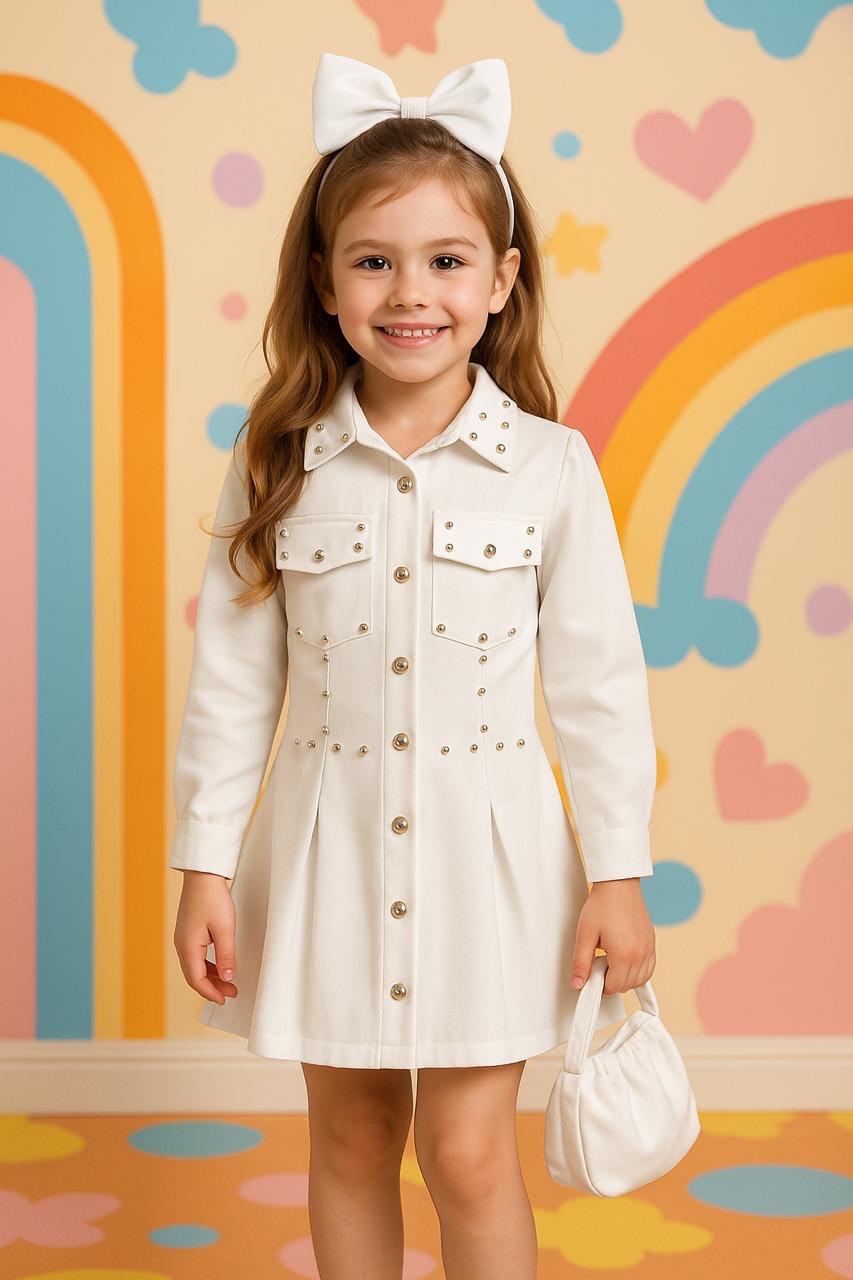 Vestido Incluye bolso y moño K13