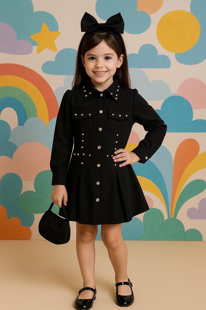 Vestido Incluye bolso y moño K13