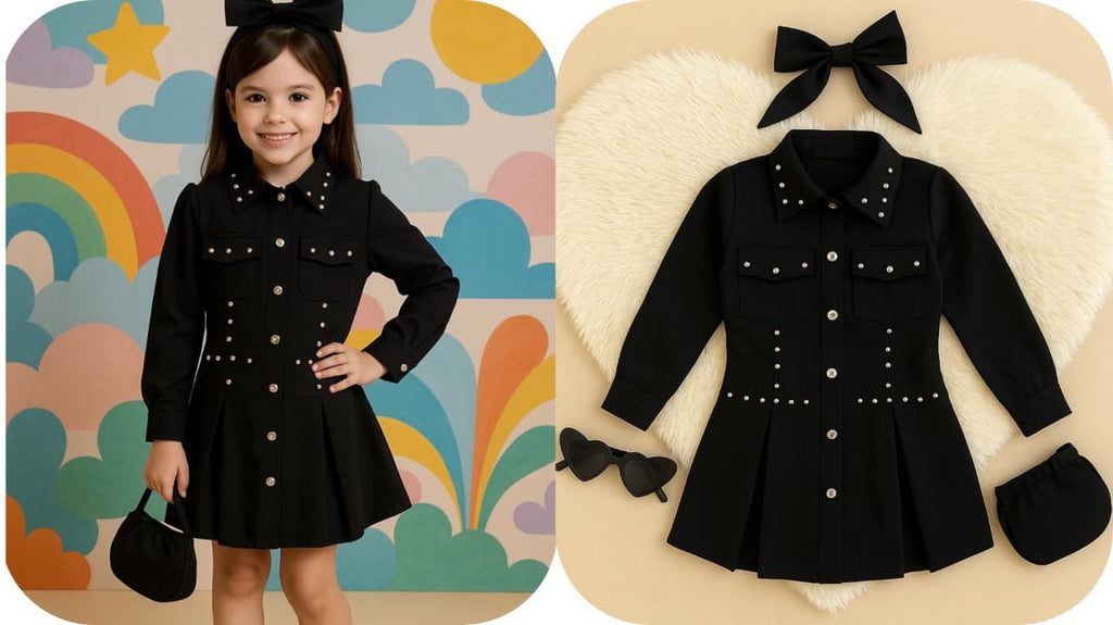 Vestido Incluye bolso y moño K13