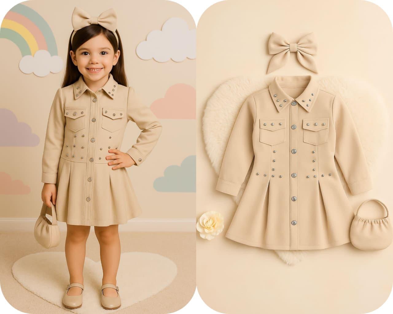 Vestido Incluye bolso y moño K13